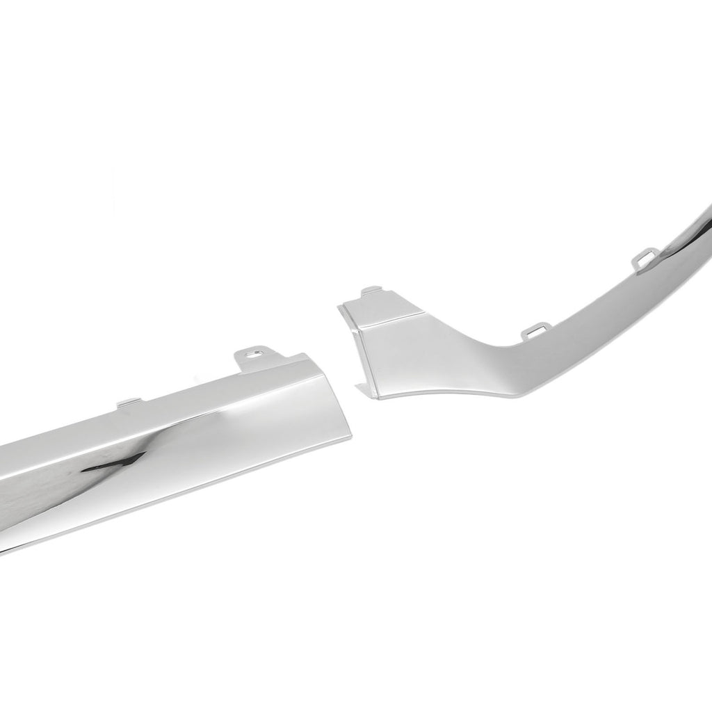 ˇ3Pcs Front Bumper Lower Chrome Trim 2058851374 For C‑Class W205 C205 A205