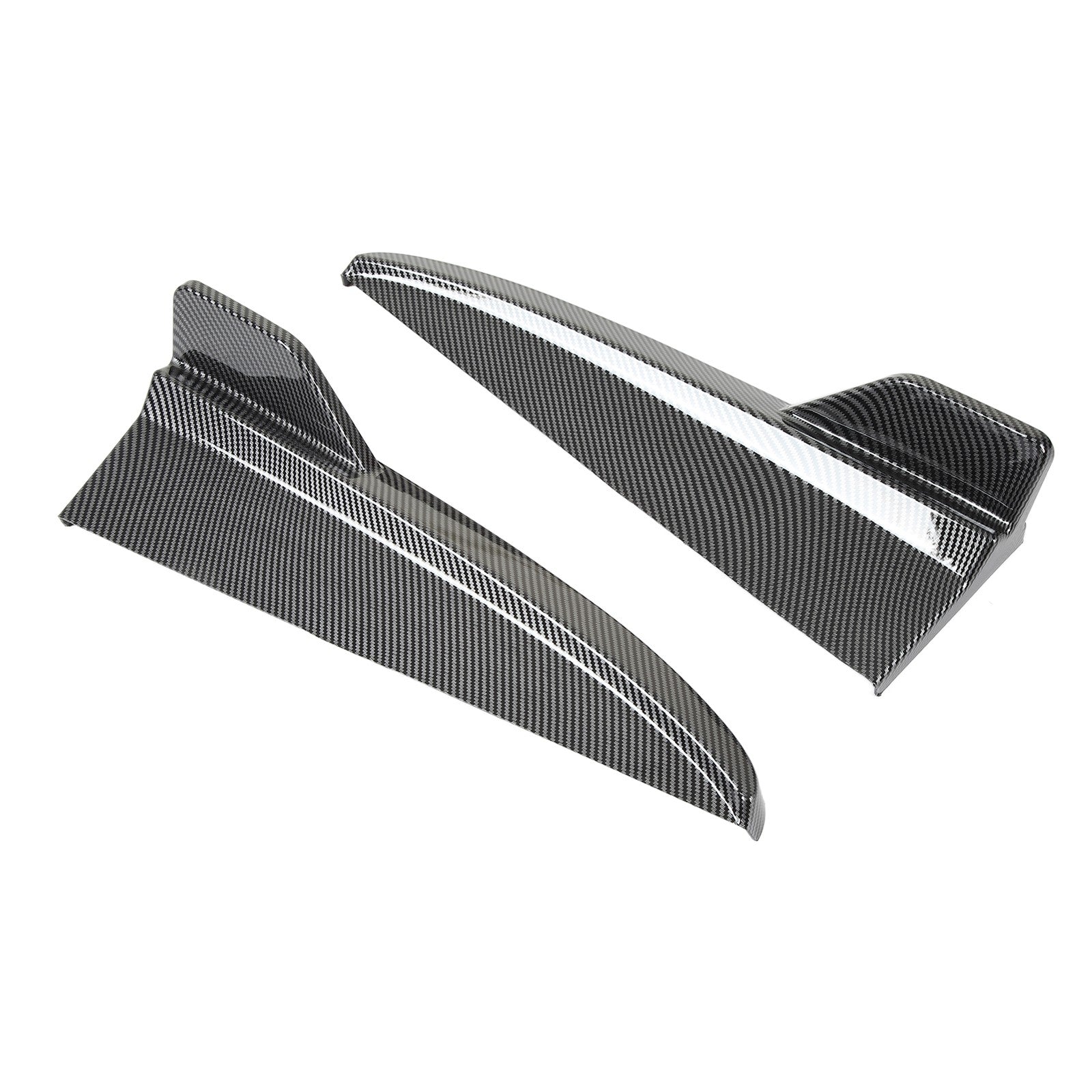 ﹒1 Pair Rear Bumper Lip Diffuser Tail Side Splitter For C‑Class W205 C43