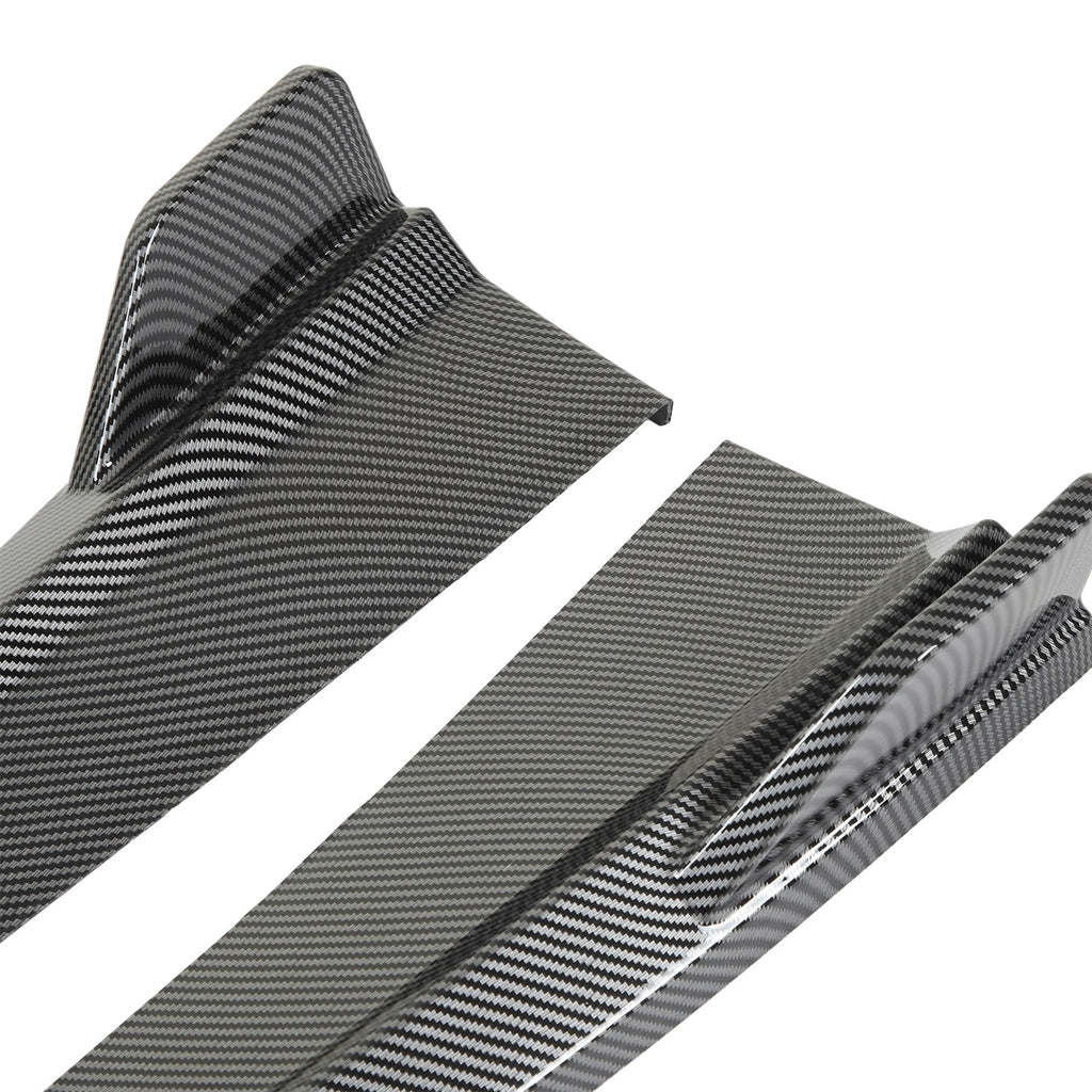 ﹒1 Pair Rear Bumper Lip Diffuser Tail Side Splitter For C‑Class W205 C43