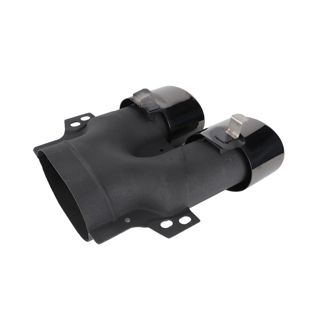﹒Quad Exhaust Tips For AMG C43 W205 S205 C205 A205 Facelift 2019+(Black Chrome )