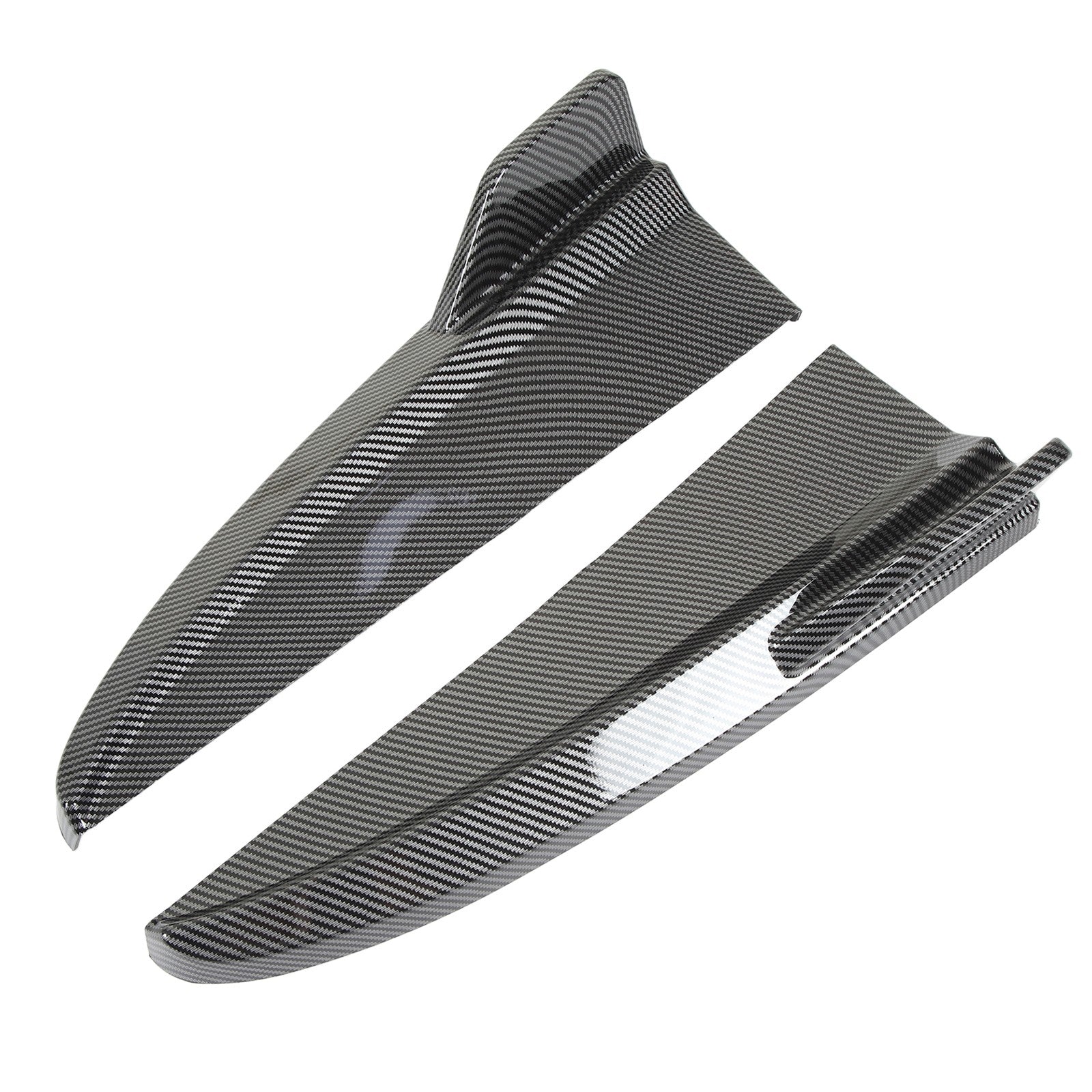 ﹒1 Pair Rear Bumper Lip Diffuser Tail Side Splitter For C‑Class W205 C43