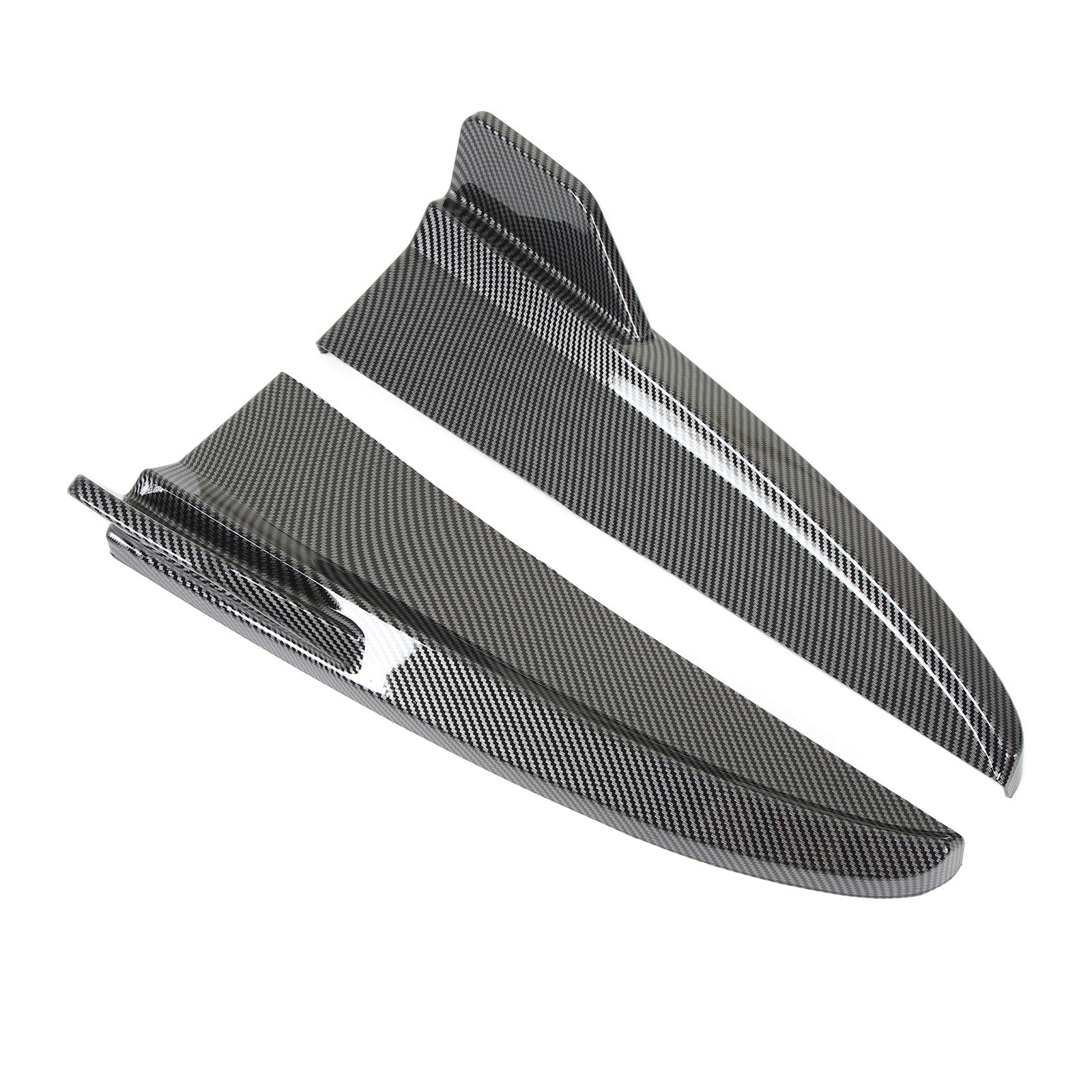 ﹒1 Pair Rear Bumper Lip Diffuser Tail Side Splitter For C‑Class W205 C43
