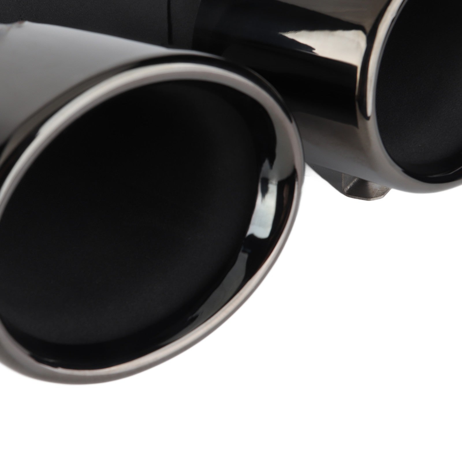 ﹒Quad Exhaust Tips For AMG C43 W205 S205 C205 A205 Facelift 2019+(Black Chrome )