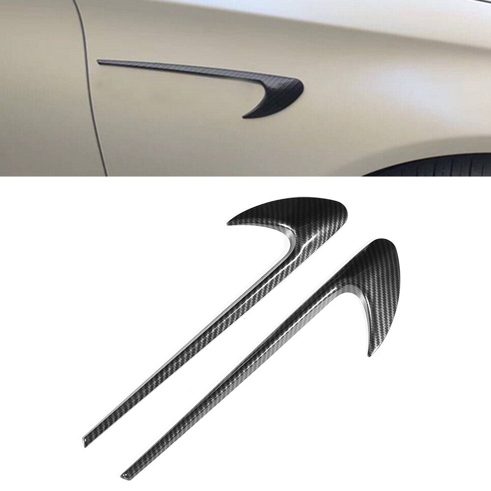 Carbon Fiber Style Car Fender Sticker For W213 W205 '