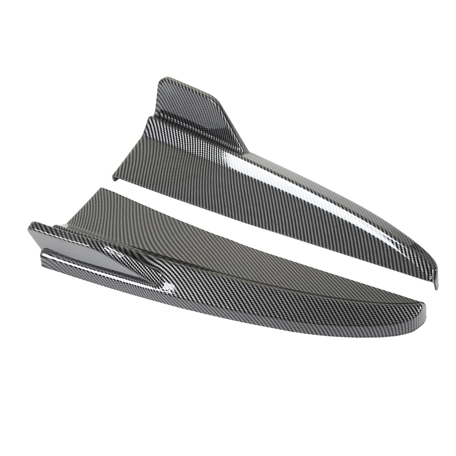 ﹒1 Pair Rear Bumper Lip Diffuser Tail Side Splitter For C‑Class W205 C43