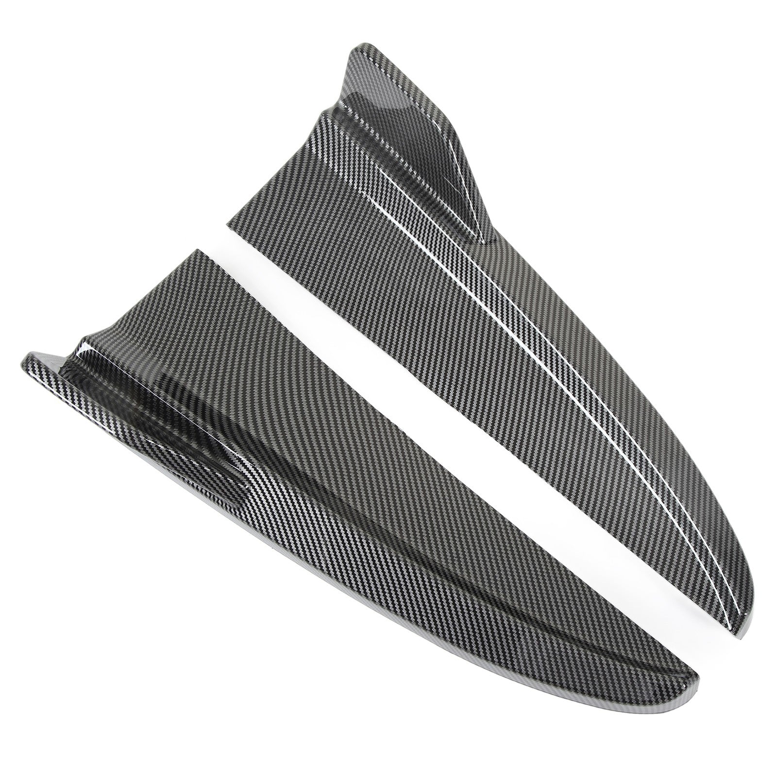 ﹒1 Pair Rear Bumper Lip Diffuser Tail Side Splitter For C‑Class W205 C43