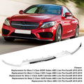 ˇ3Pcs Front Bumper Lower Chrome Trim 2058851374 For C‑Class W205 C205 A205